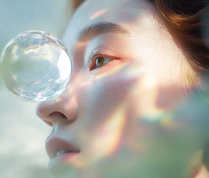 水面の光を映した横長ビジュアル